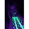 Ouch! Glow Combinaison Filet et Dos nu Vert Fluo